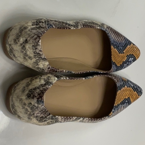 Snake Pattern Flats - Picture 2 of 2